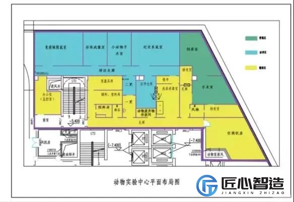 动物实验室设计平面图